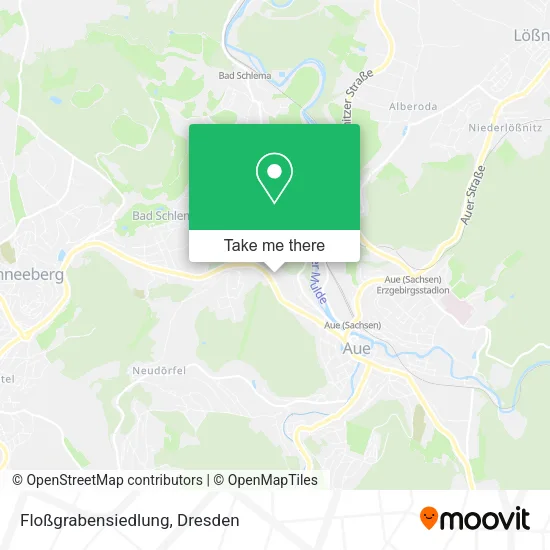 Карта Floßgrabensiedlung