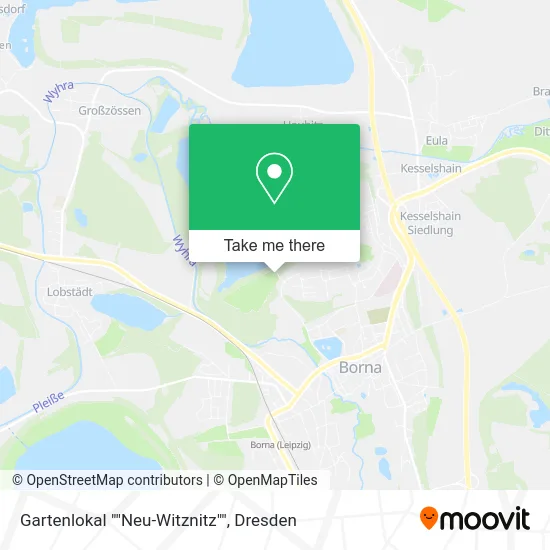 Карта Gartenlokal ""Neu-Witznitz""
