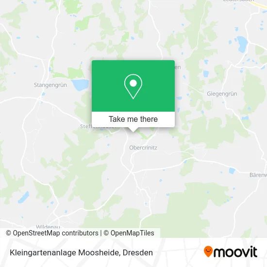 Карта Kleingartenanlage Moosheide