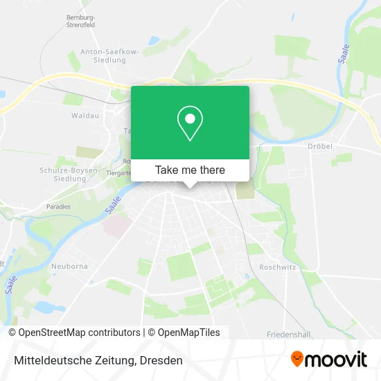 Карта Mitteldeutsche Zeitung