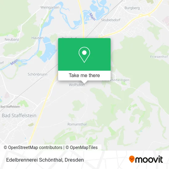 Карта Edelbrennerei Schönthal