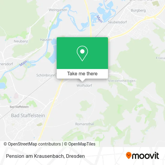 Карта Pension am Krausenbach