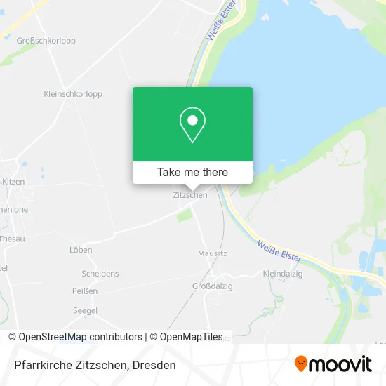 Карта Pfarrkirche Zitzschen