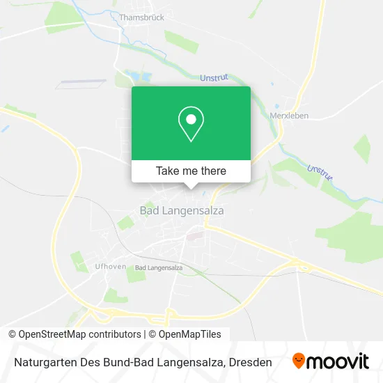 Карта Naturgarten Des Bund-Bad Langensalza