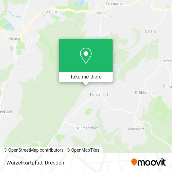 Карта Wurzelkurtpfad