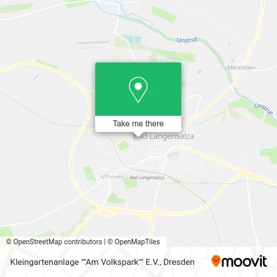 Карта Kleingartenanlage ""Am Volkspark"" E.V.