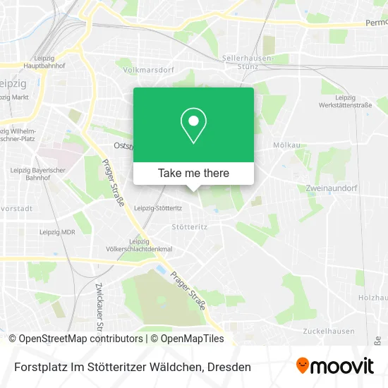 Карта Forstplatz Im Stötteritzer Wäldchen