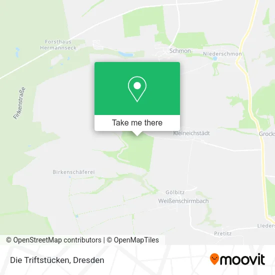 Карта Die Triftstücken