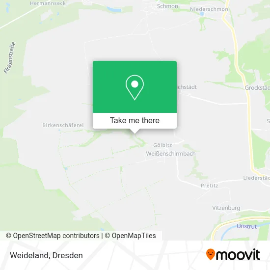 Карта Weideland