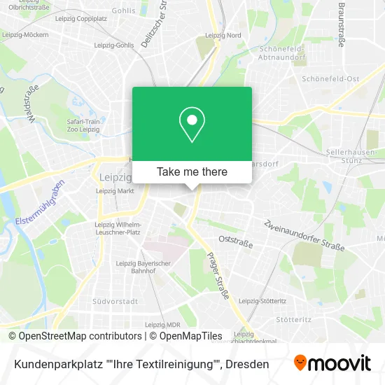 Карта Kundenparkplatz ""Ihre Textilreinigung""