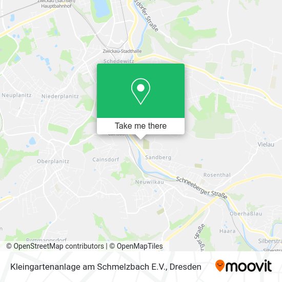 Карта Kleingartenanlage am Schmelzbach E.V.