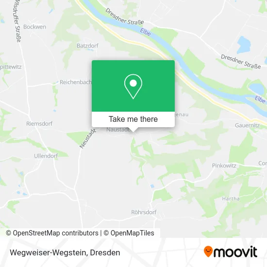 Карта Wegweiser-Wegstein