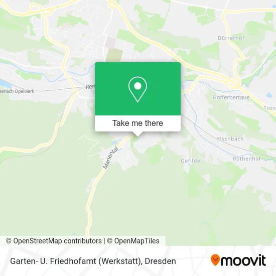 Карта Garten- U. Friedhofamt (Werkstatt)