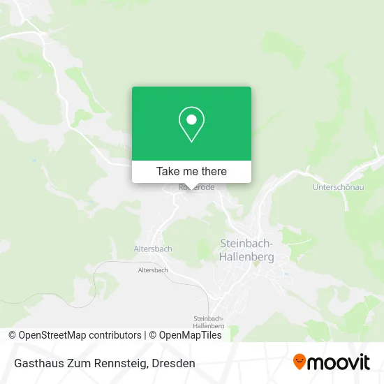 Карта Gasthaus Zum Rennsteig