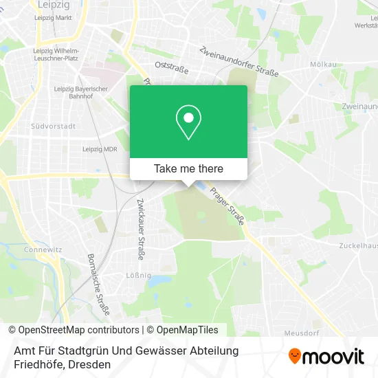 Карта Amt Für Stadtgrün Und Gewässer Abteilung Friedhöfe