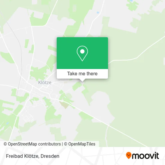Карта Freibad Klötze