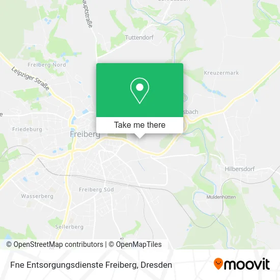 Карта Fne Entsorgungsdienste Freiberg