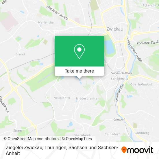 Карта Ziegelei Zwickau