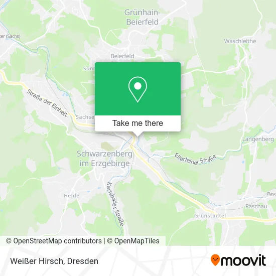 Карта Weißer Hirsch