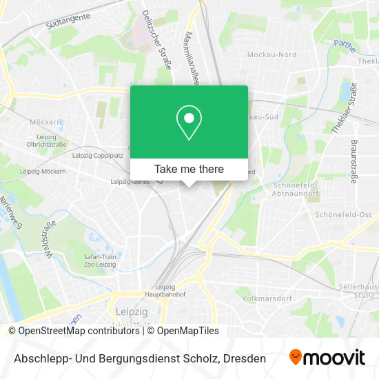 Карта Abschlepp- Und Bergungsdienst Scholz