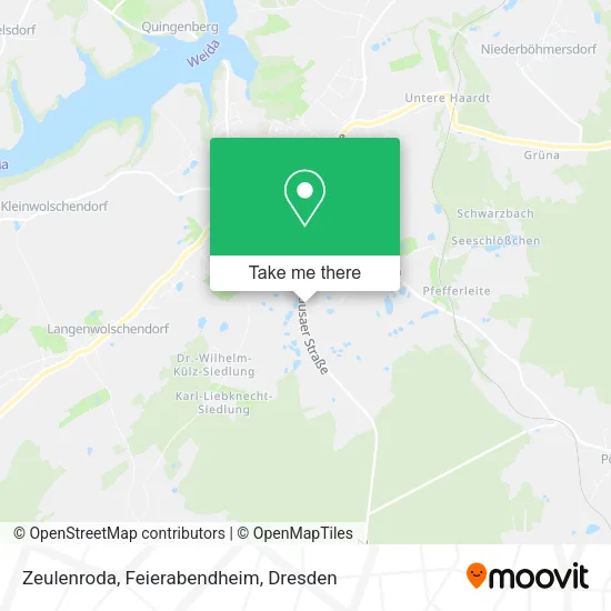 Карта Zeulenroda, Feierabendheim