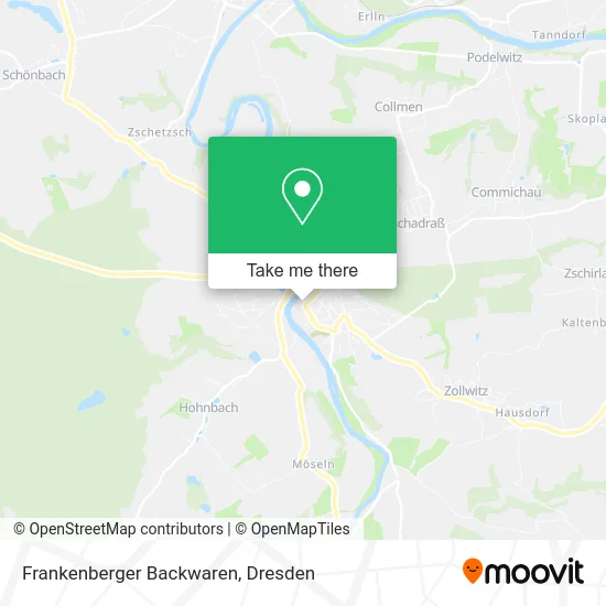 Карта Frankenberger Backwaren