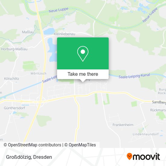 Карта Großdölzig