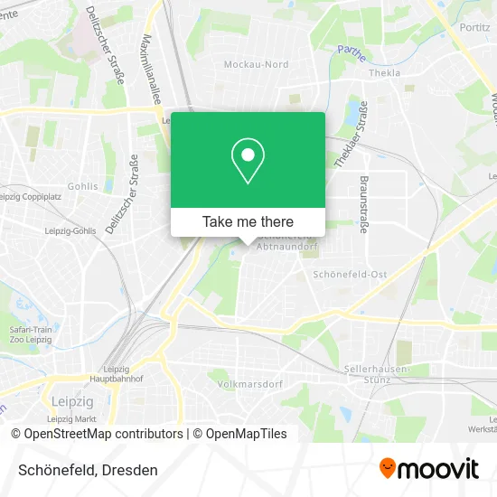 Карта Schönefeld