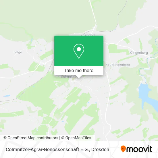 Карта Colmnitzer-Agrar-Genossenschaft E.G.