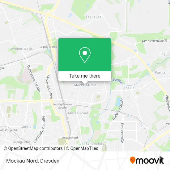 Карта Mockau-Nord