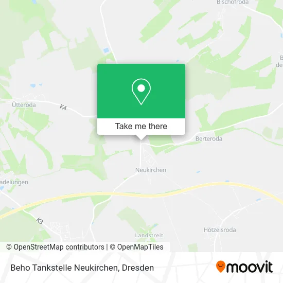 Карта Beho Tankstelle Neukirchen