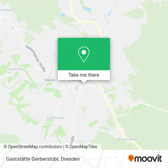 Карта Gaststätte Gerberstübl