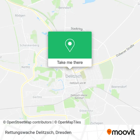 Карта Rettungswache Delitzsch