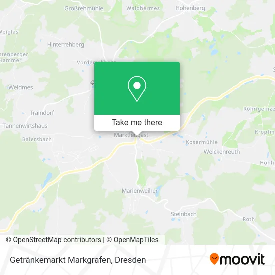 Карта Getränkemarkt Markgrafen