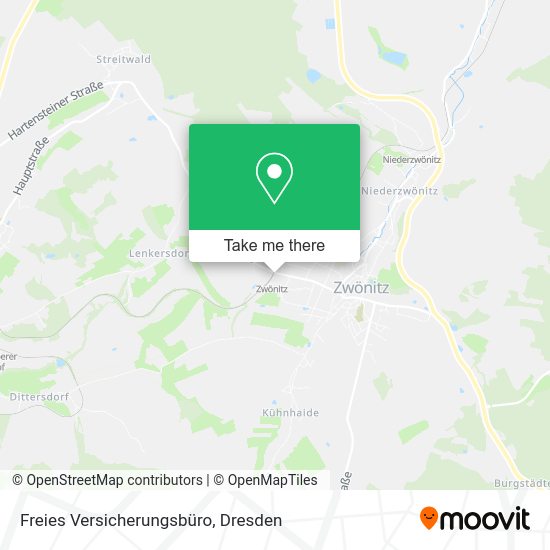 Карта Freies Versicherungsbüro