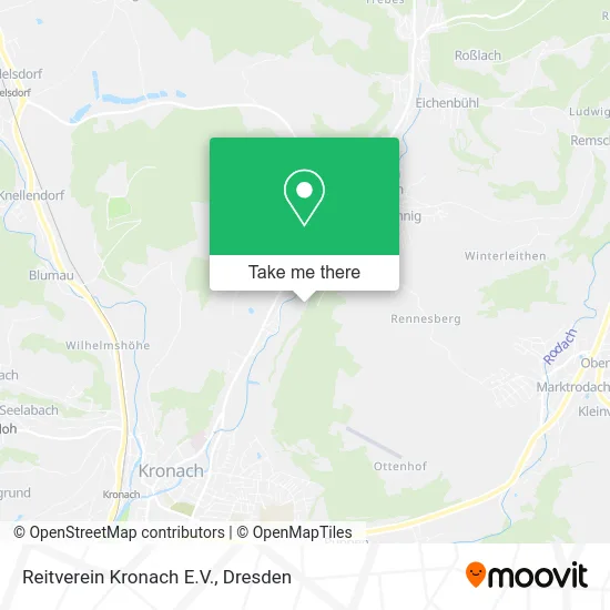 Карта Reitverein Kronach E.V.