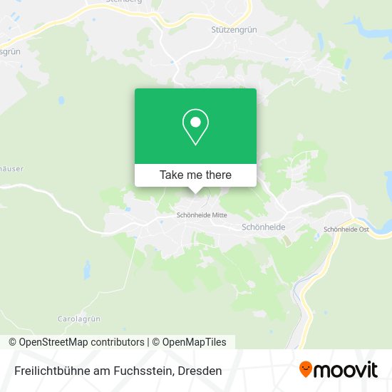 Карта Freilichtbühne am Fuchsstein