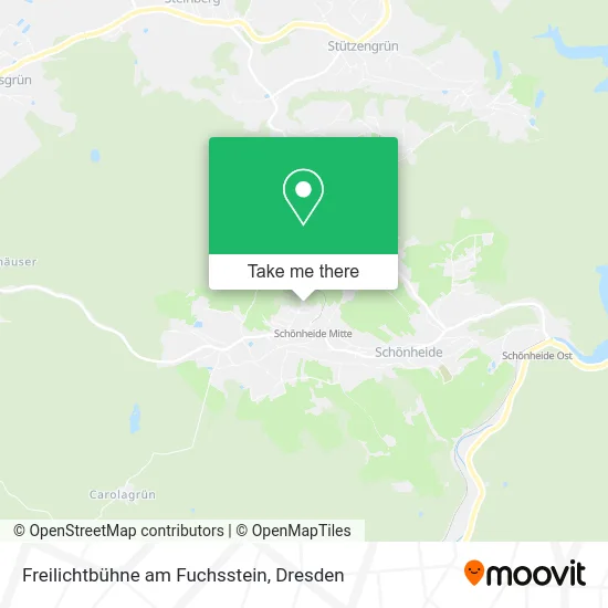 Карта Freilichtbühne am Fuchsstein