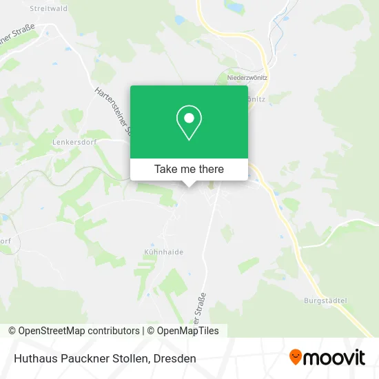 Карта Huthaus Pauckner Stollen