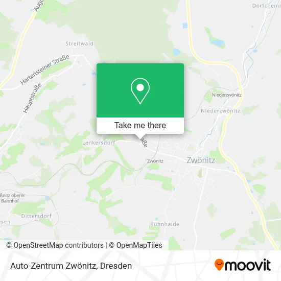 Карта Auto-Zentrum Zwönitz