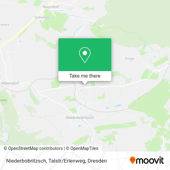 Карта Niederbobritzsch, Talstr / Erlenweg