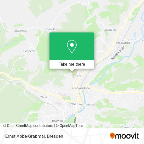 Карта Ernst Abbe-Grabmal