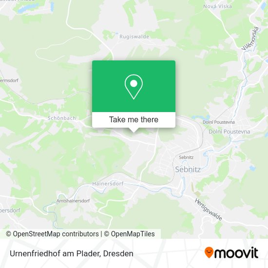 Карта Urnenfriedhof am Plader