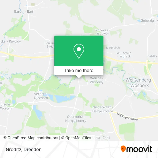 Карта Gröditz