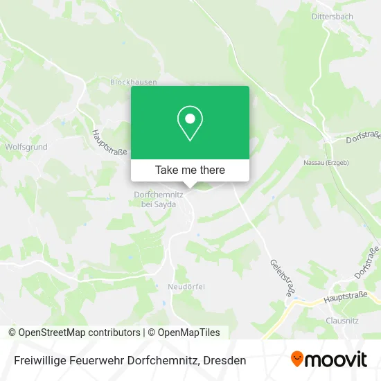 Карта Freiwillige Feuerwehr Dorfchemnitz