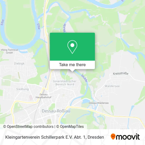 Карта Kleingartenverein Schillerpark E.V. Abt. 1