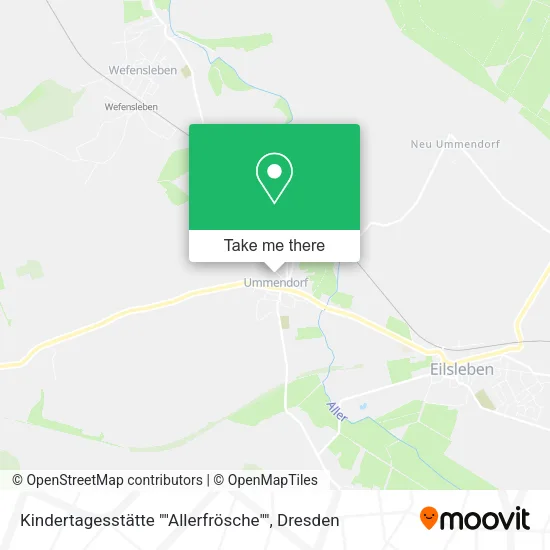 Карта Kindertagesstätte ""Allerfrösche""