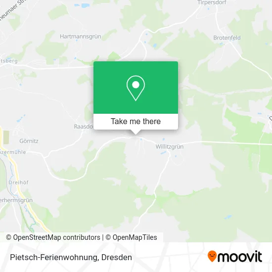 Карта Pietsch-Ferienwohnung