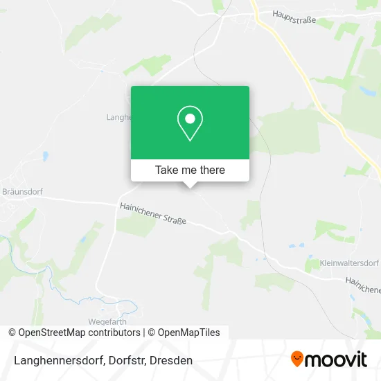 Карта Langhennersdorf, Dorfstr