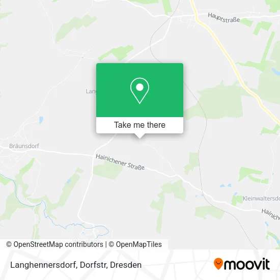 Карта Langhennersdorf, Dorfstr